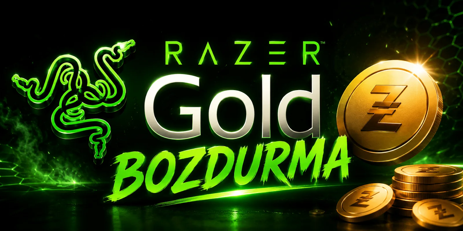 Razer Gold Bozdur — güvenilir Razer Gold paraya çevirme ve nakit bozdurma